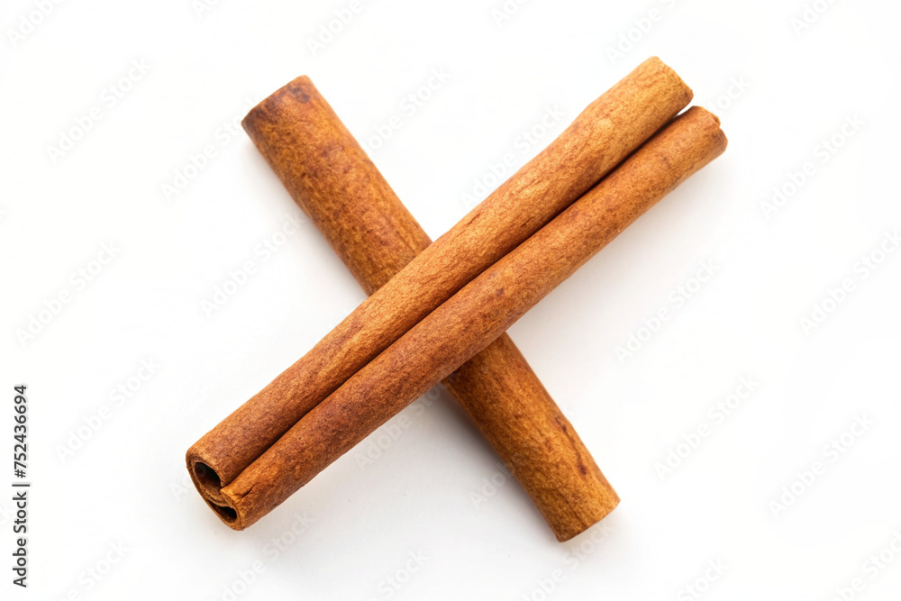 cinnamon sticks isolated on white background cinnamon sticks isolated on white background