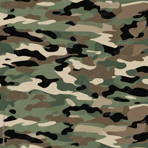 Camouflage Digital Pixel Pattern Textile Background Multicam Woodland