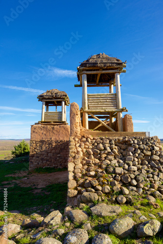 Numancia archaeological site in Spain photo