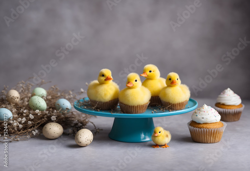 Easter little ducklings © anetlanda