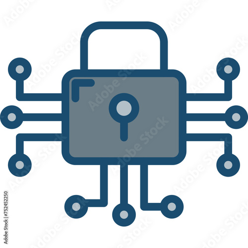 Security Line Filled Grey