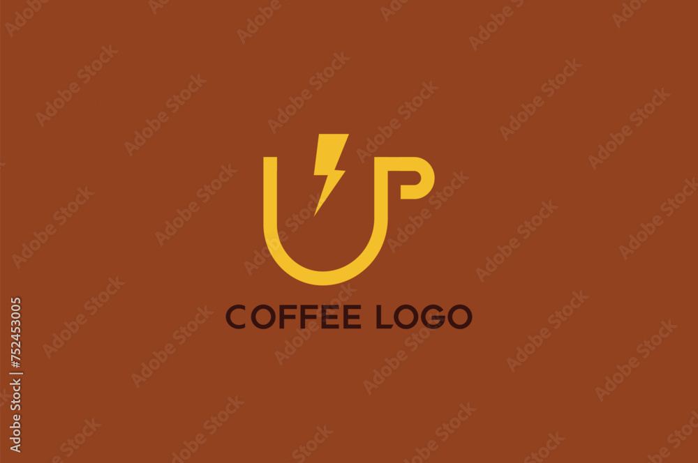 Best Coffee cup Logo design vector template style. Hot drinks Cafe Logotype concept Best Coffee cup Logo design vector template style. Hot drinks Cafe Logotype concept