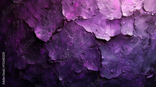 Close-up of a Purple and Black Wall