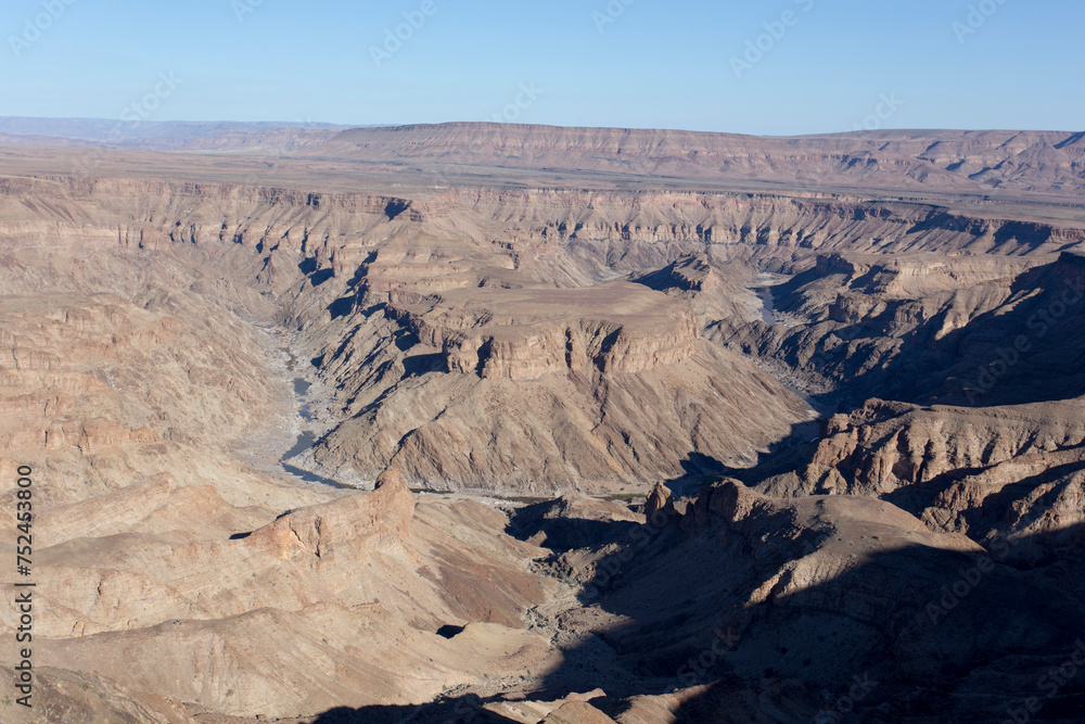 A nice landscape view of fishriver canyon