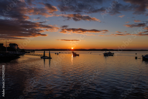 Sunset in Lubec, Maine