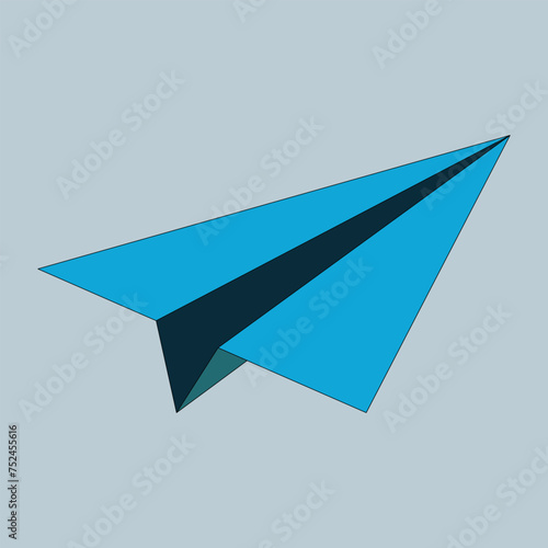 Wallpaper Mural paper aircraft, airplane origami set illustration vector design. Realistic handmade paper planes collection. Vector illustration. Eps file 132.  Torontodigital.ca