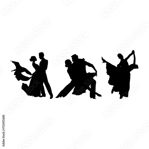 Capture the fiery spirit of Spanish dance with dramatic poses and intricate footwork, as silhouettes sway to the rhythm of passionate guitar melodies.
 photo
