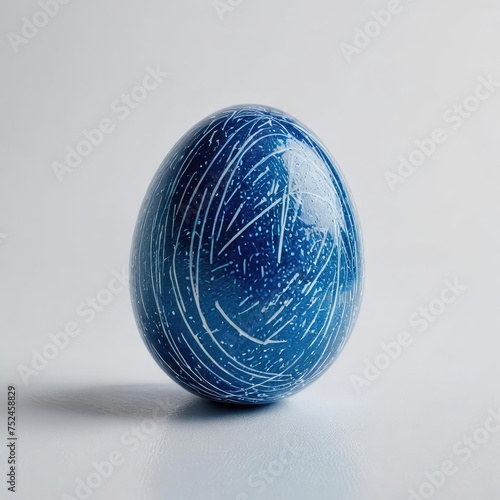 easter egg isolated on white 