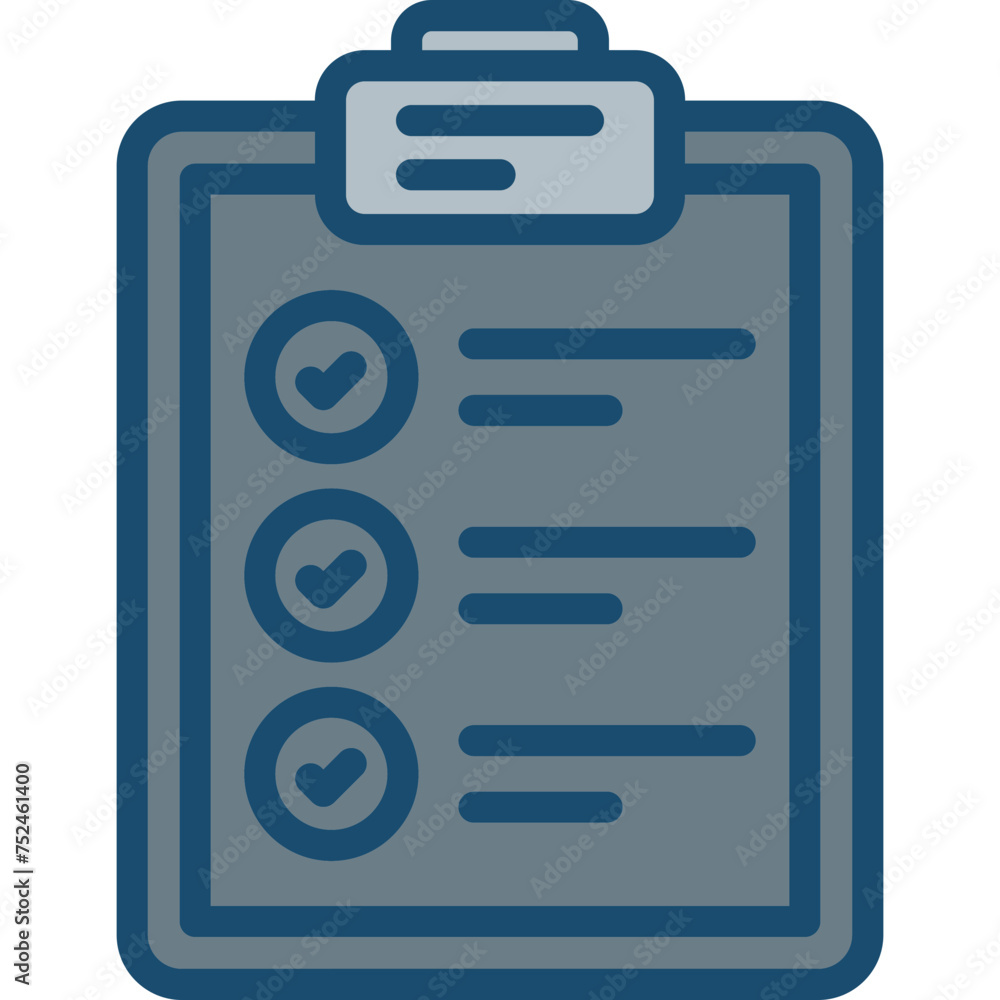Checklist Line Filled Grey Checklist Line Filled Grey
