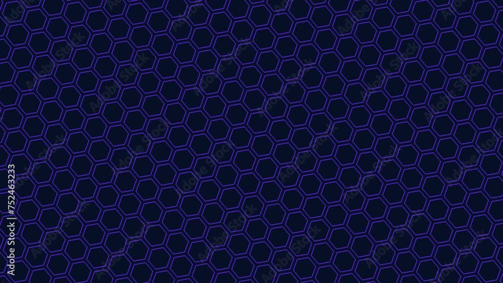 A mesmerizing repeating pattern in dark blue and purple, formed by interconnected hexagons. The hexagons create an intricate design that captivates the eye A mesmerizing repeating pattern in dark blue and purple, formed by interconnected hexagons. The hexagons create an intricate design that captivates the eye