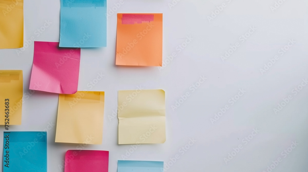Fototapeta premium Paper sticky notes.