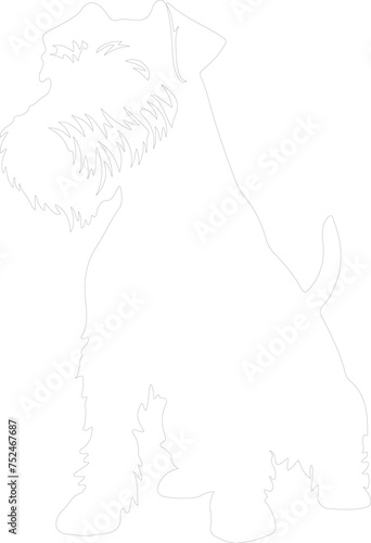 Lakeland Terrier outline