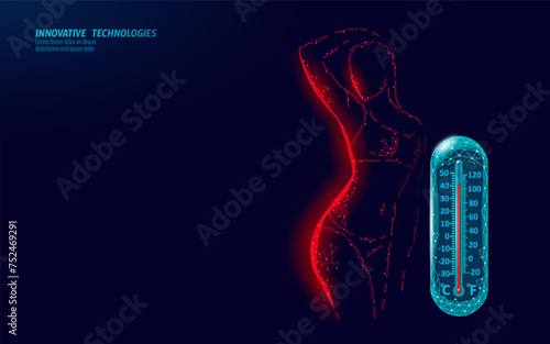 Hot temperature salon skin care. Heating mask compress moisturizing cream. Cosmetics ads marketing banner vector illustration