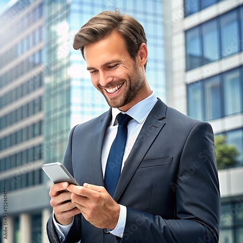 businessman with phone