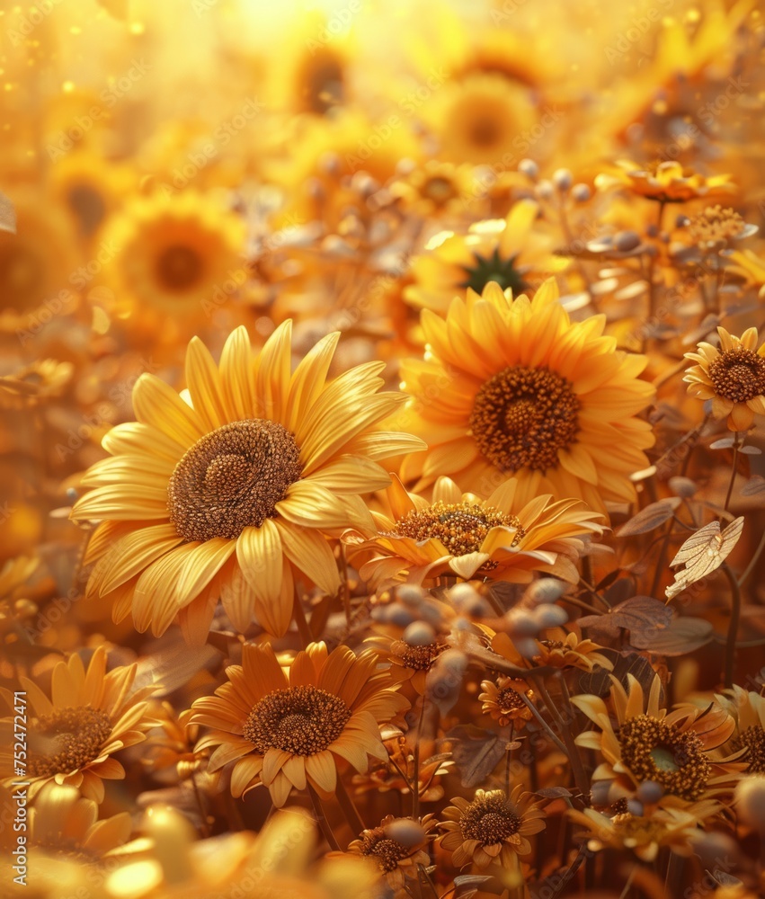 Sunflowers, AI Generative