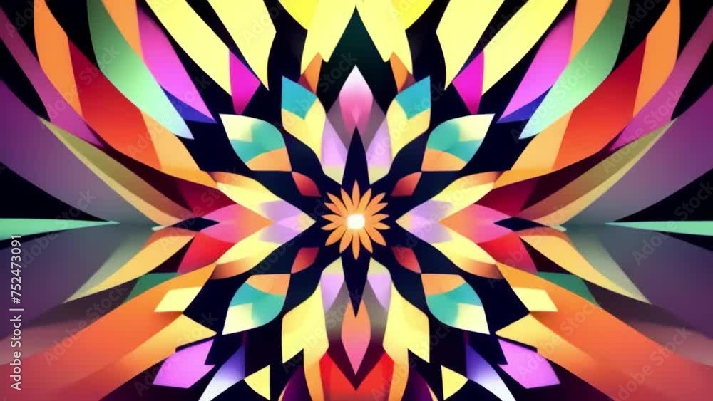 Kaleidoscope background Kaleidoscope background