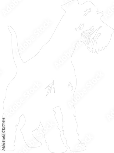 Airedale Terrier outline