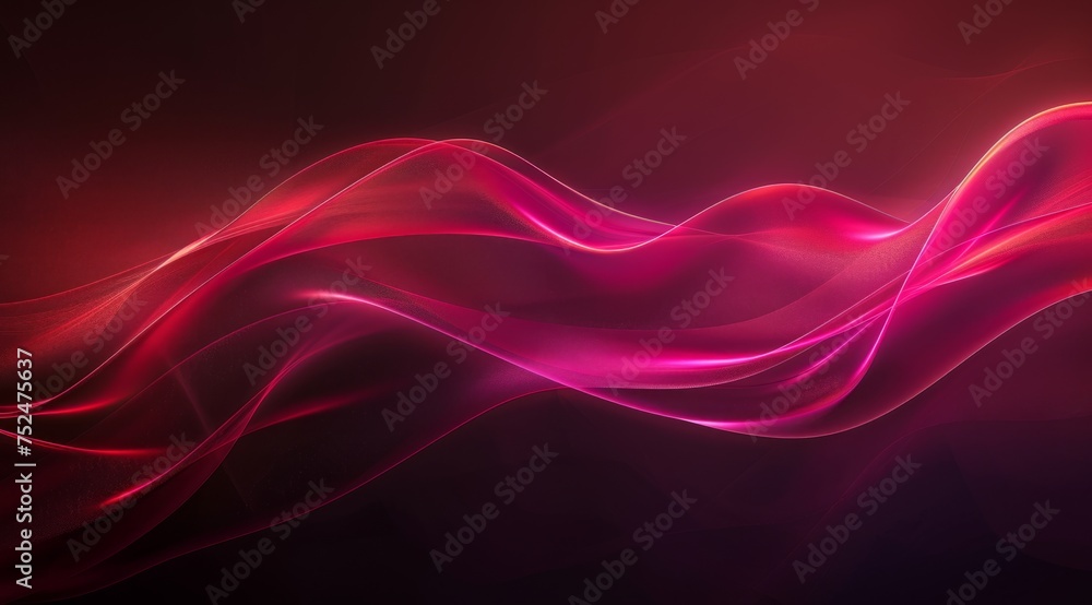 red color on a black background Generative AI red color on a black background Generative AI
