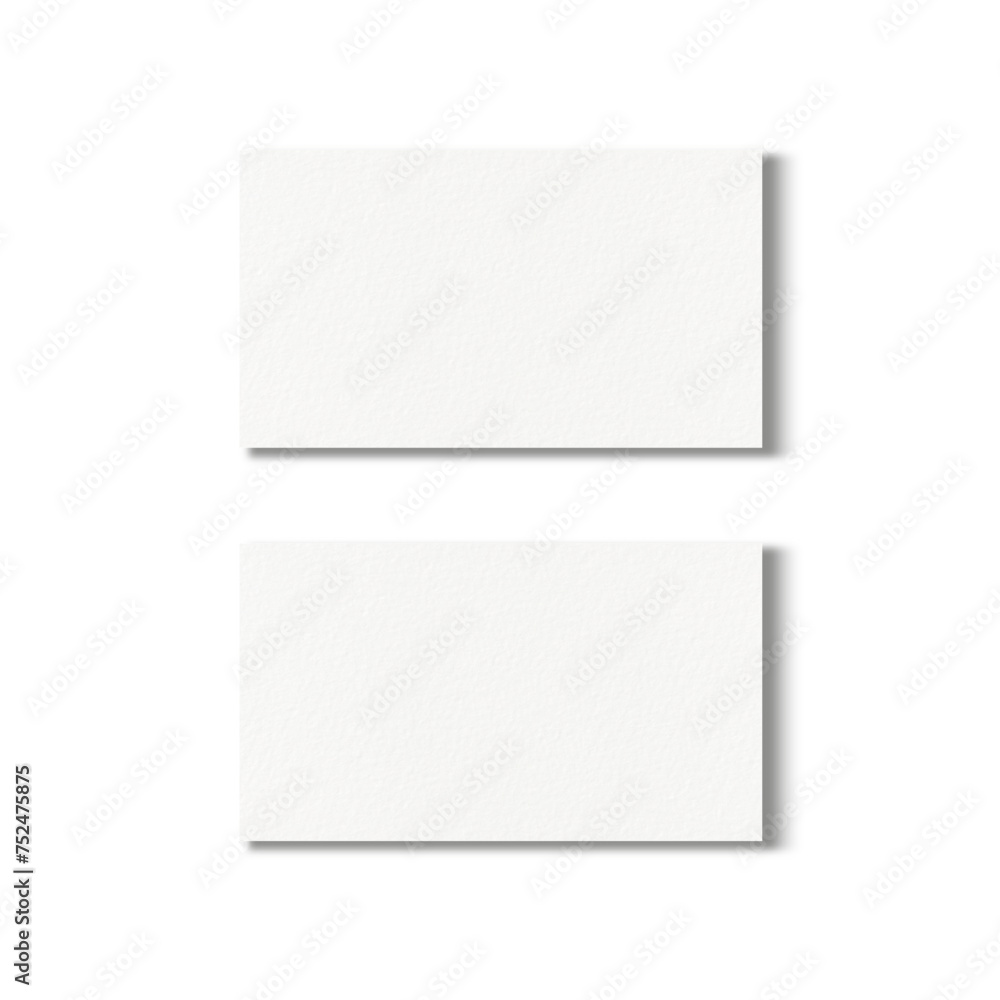Mockup of business card standard size white transparent background Mockup of business card standard size white transparent background