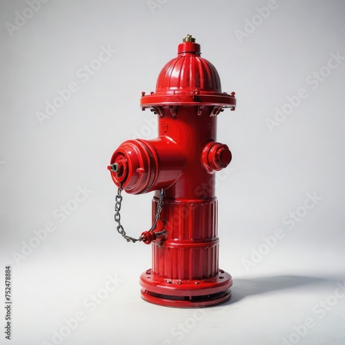 fire hydrant on white 