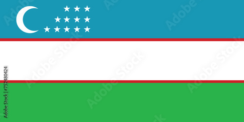 National Flag of Uzbekistan, Uzbekistan sign, Uzbekistan Flag