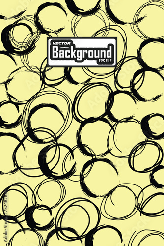Abstract Hand Drawn Vector Background