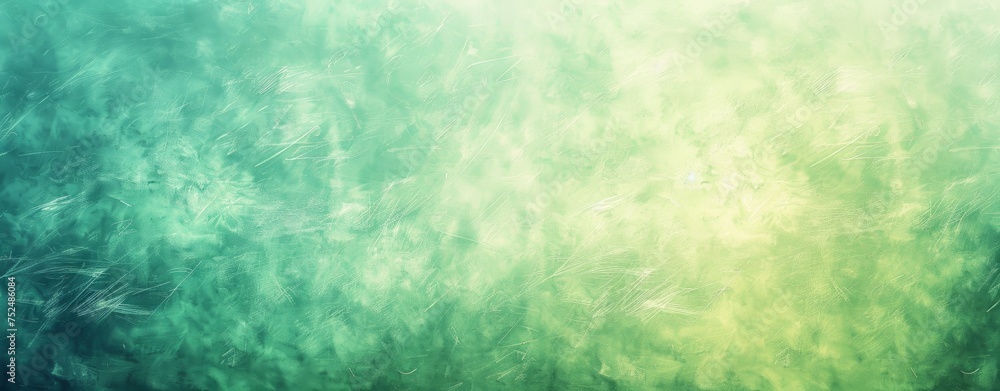 a wallpaper of an abstract green and light blue background Generative AI