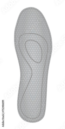 Foot sport insole. vector illustration