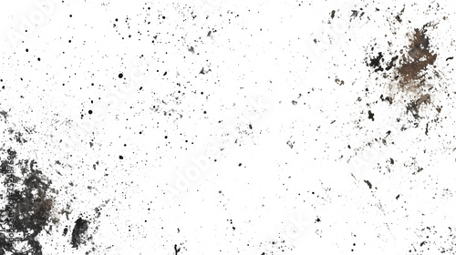 White Wall With Black Spots
