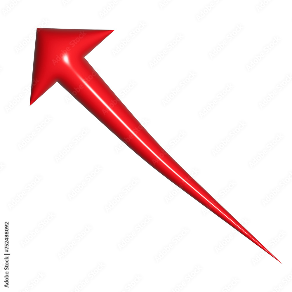 3D red arrow on white background. Shiny Arrows for app, website, social media and digital advertisement use. 3D red arrow on white background. Shiny Arrows for app, website, social media and digital advertisement use.