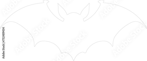 fruit bat outline