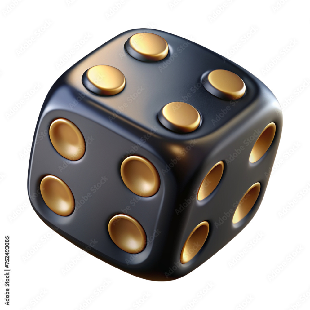 Gilded Chance: Exploring 3D Black Gold Dice Gilded Chance: Exploring 3D Black Gold Dice