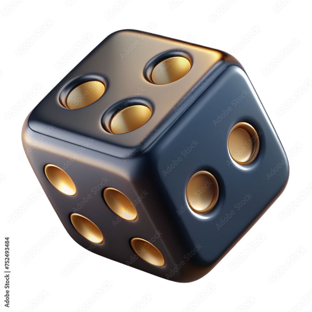 Gilded Chance: Exploring 3D Black Gold Dice Gilded Chance: Exploring 3D Black Gold Dice