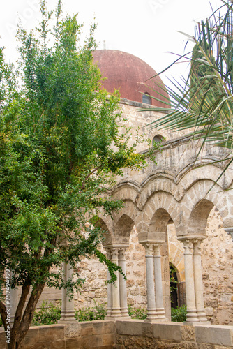 Obraz na płótnie San Giovanni degli eremiti church in Palermo w salonie