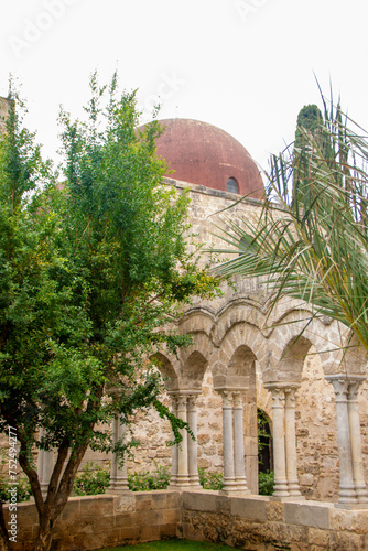 Obraz na płótnie San Giovanni degli eremiti church in Palermo w salonie