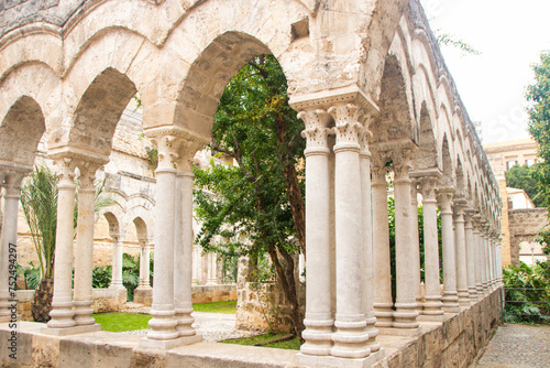 Obraz na płótnie San Giovanni degli eremiti church in Palermo w salonie