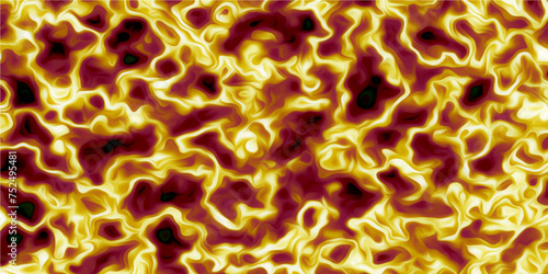 flaming molten lava field background