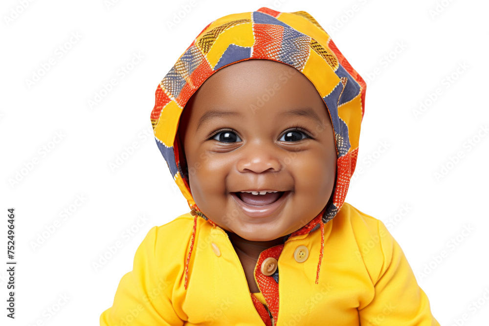 Portrait studio of young adorable baby with happy smile isolated on transparent background. Portrait studio of young adorable baby with happy smile isolated on transparent background.
