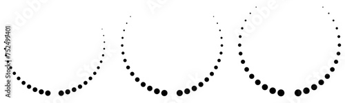 COURONNES DE LAURIER AVEC POINTS NOIRS PARFAITEMENT RONDS
