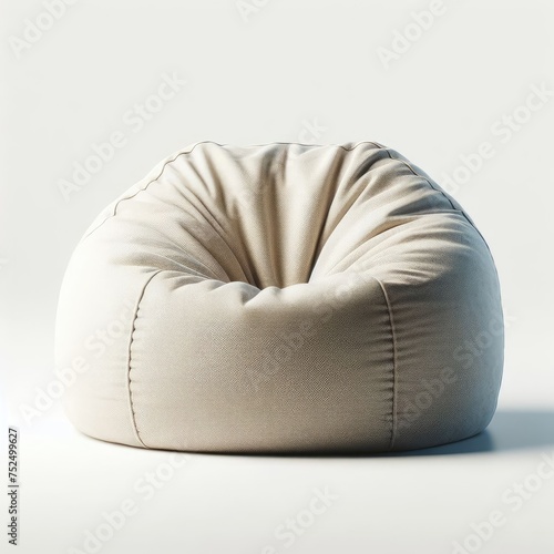 sofa Bean Bag Chair isolated on white 