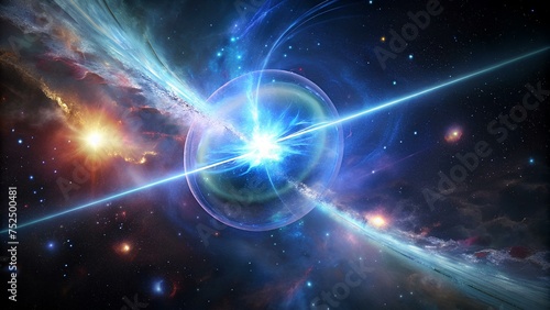Captivating Artistic Renderings Depicting the Intense Energy of Gamma-Ray Bursts, the Cosmic Drama of Neutron Star Mergers, and the Stellar Cataclysms of Massive Star Collapse