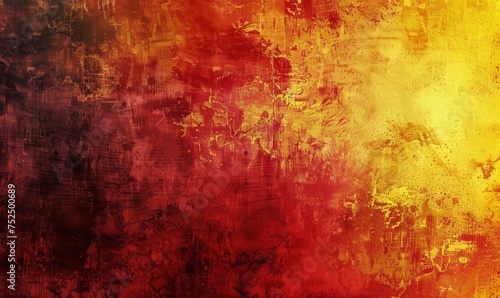 yellow and crimson dark and rich colors in the style of digital gradient blends Generative AI