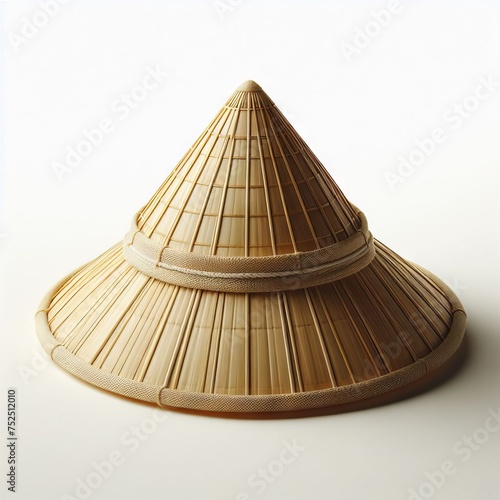 straw hat isolated on white 