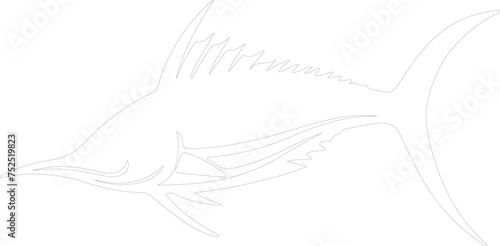 swordfish outline