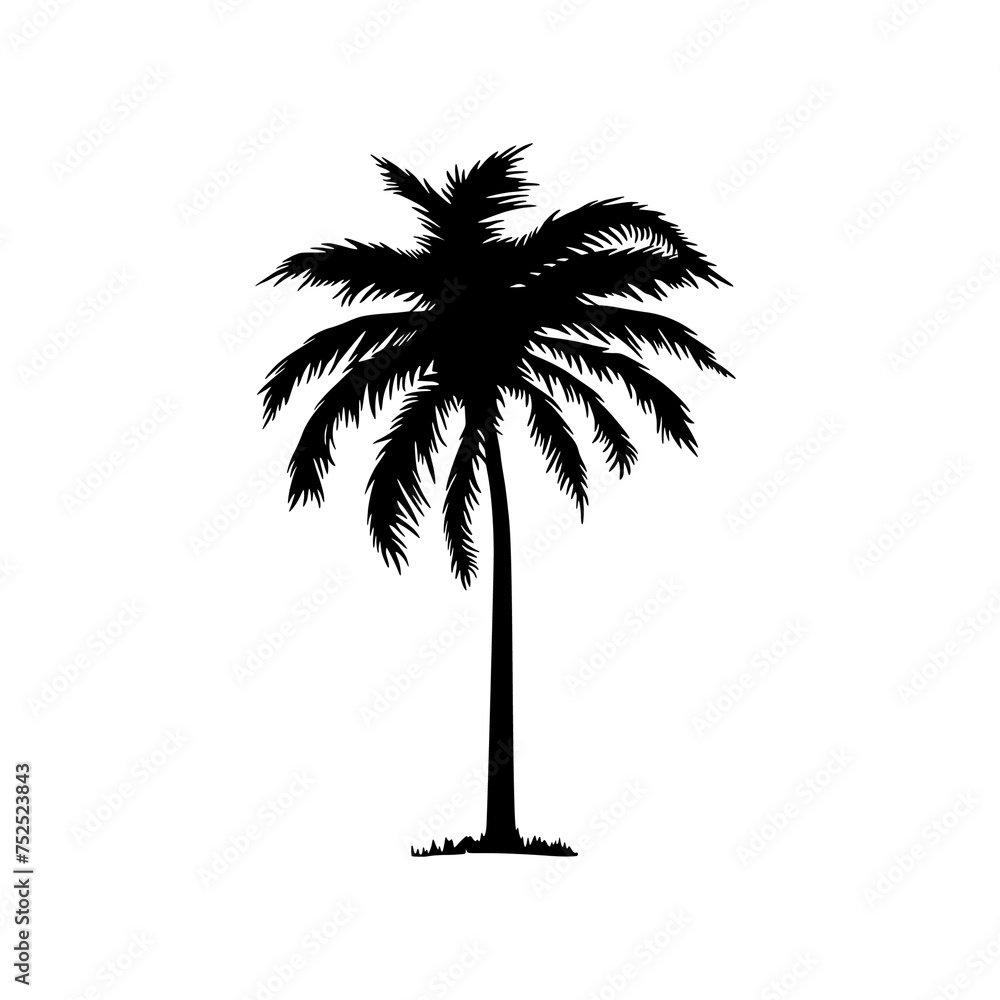 Canvas Print Palm tree icon