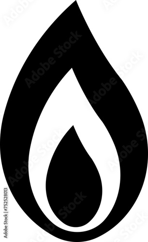 Fire icon in flat style. Fire flame symbol vector apps website Bonfire silhouette logotype. Emergency Related Contains such Automated external defibrillator, Siren isolated on transparent background.