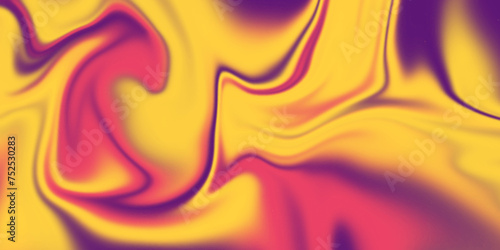 Colorful liquid background. Red and yellow fluid background texture. Abstract curve flowing background