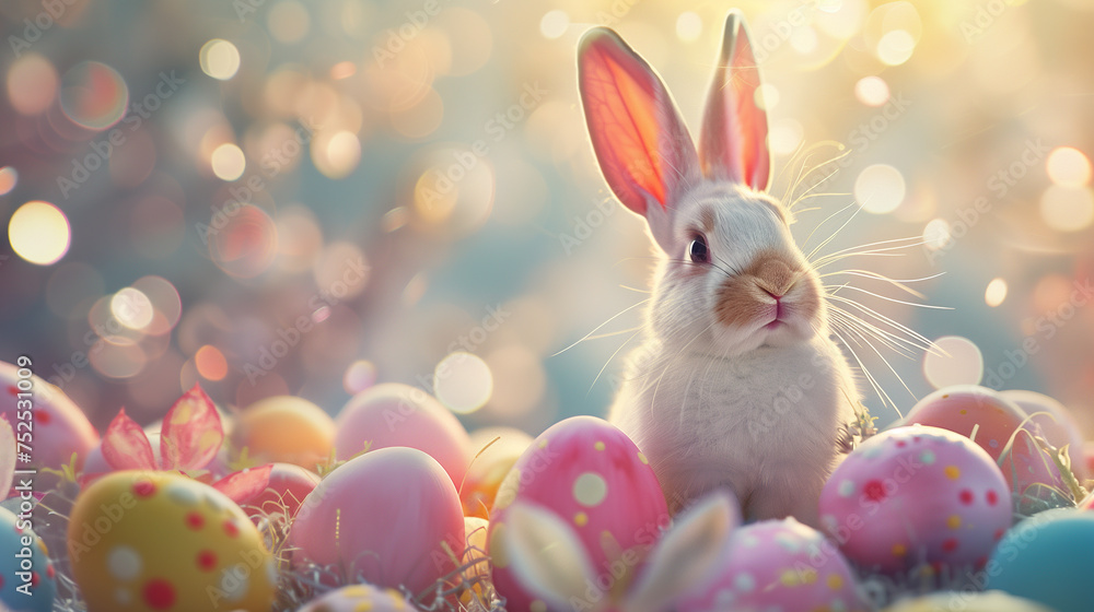 Easter Bunny - Pastel, Vivid, Celebration Easter Bunny - Pastel, Vivid, Celebration