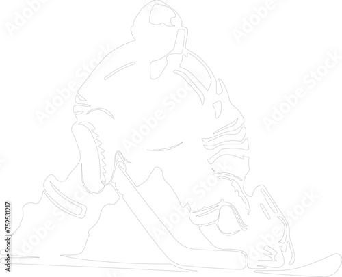 goalie outline