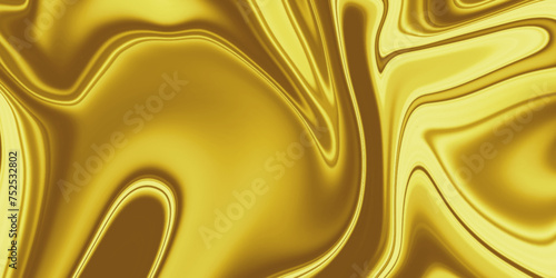 Golden silver fluid background. Abstract liquid background. Fluid background